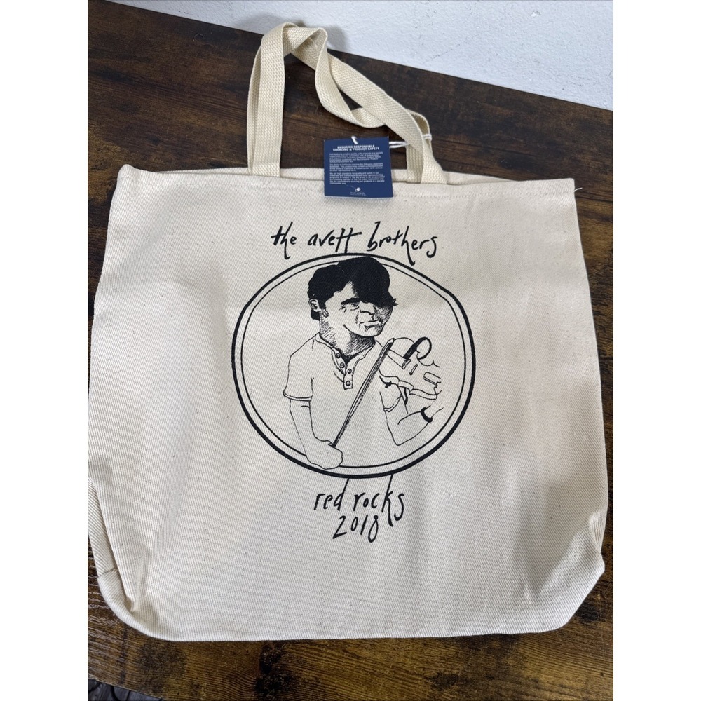 Avett Brothers Red Rocks 2018 Tote Bag — New With Tags — Rare Early-Era Concert
